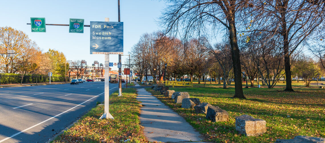 FDR Park_Directional Sign