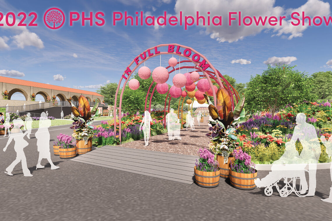 2022 flower show entrance