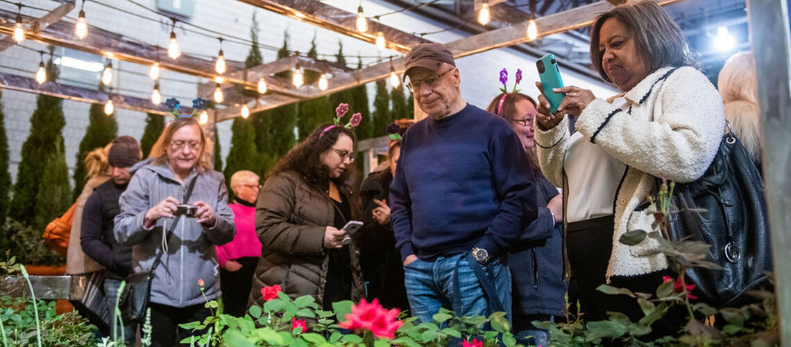 people at Flower SHow